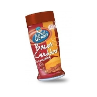A can of bacon cheddar cheese is shown.