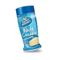 A container of white cheddar cheese.